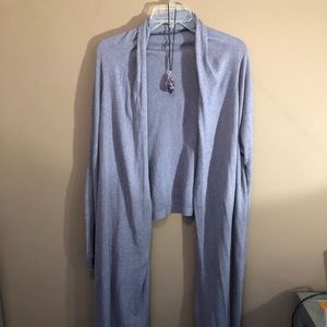 Lavender HiLow cardigan